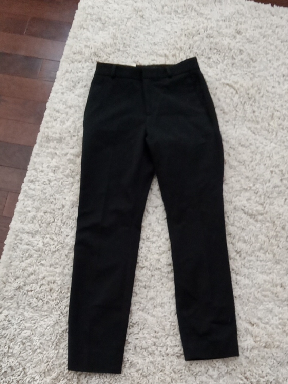 Banana Republic  black Sloan bistretch slim Ankle Length pants size O0 P NWT - Picture 4 of 5